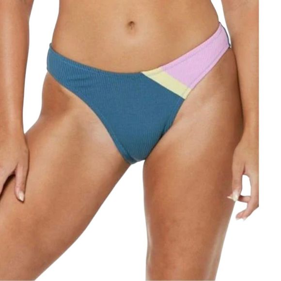 ☀️☀️☀️ Jessica Simpson Chop and Change Crossback Trianglet Top High Cut Leg - Picture 6 of 9